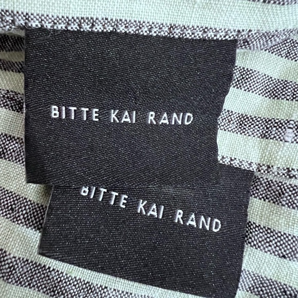 Bitte Kai Rand Romper Jumpsuit set small/medium‎ 100% linen green/gray casual - Picture 7 of 9